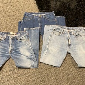 3 pairs vintage jeans!